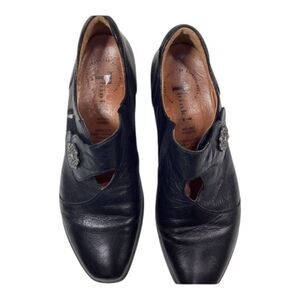 Think! Black‎ Leather Kitten Heels EU 40